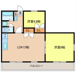 コンパスローズ白浜の物件間取画像